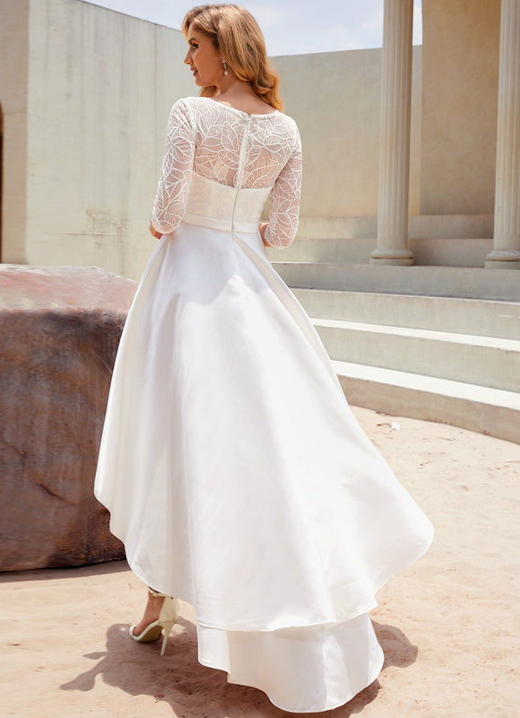 Robe Asymétrique De Mariée Chic - gallery 6