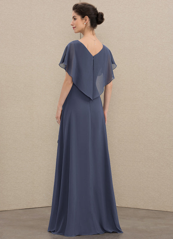 Robe Asymétrique Élégance Flottante Nocturne - gallery 3