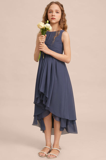 Robe Asymétrique Trapèze Fluide - gallery 2