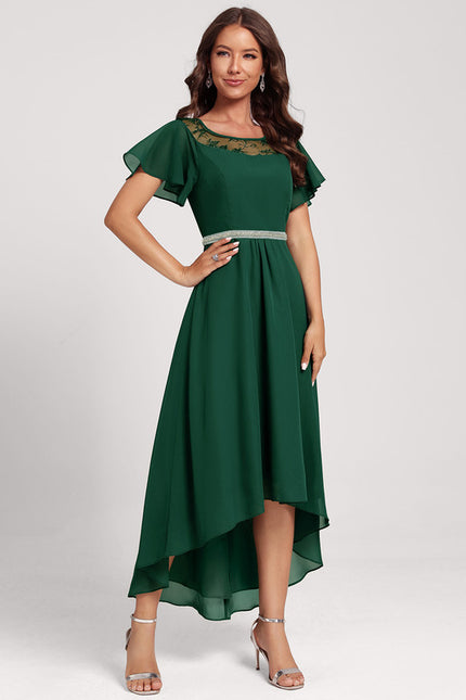 Robe Asymétrique Mousseline Chic - gallery 1