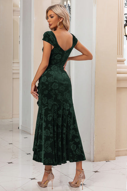 Robe Asymetrique Velours - gallery 8