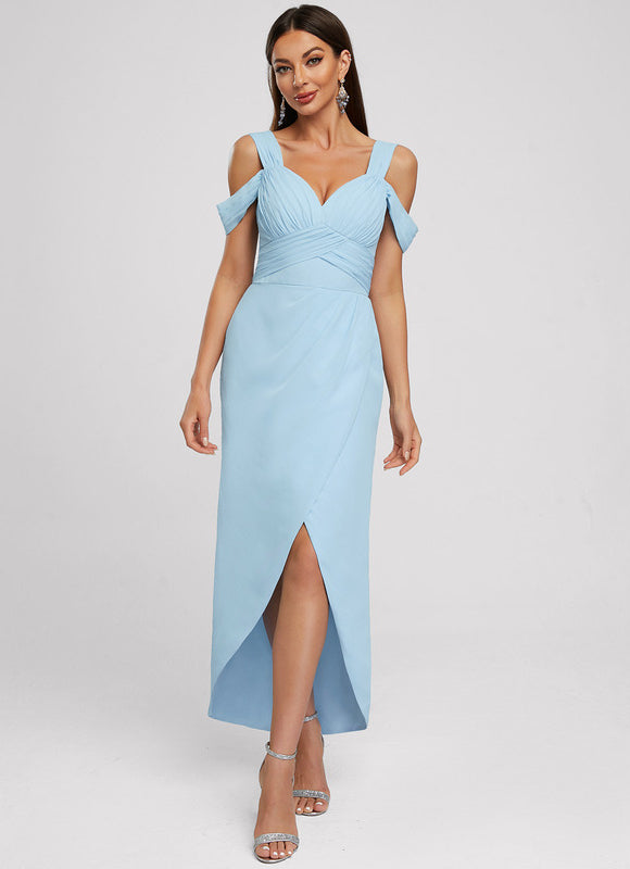 Robe Asymétrique Chic Ciel - gallery 1