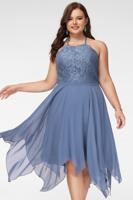 Robe Asymétrique Céleste Effusion - gallery 9