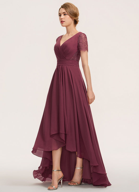 Robe Asymétrique Plumetis Volants - gallery 3
