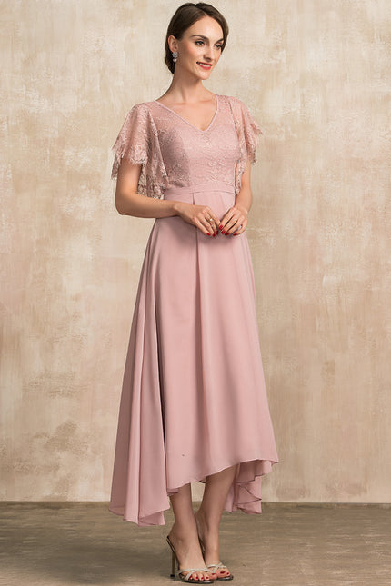 Robe Asymétrique Mousseline Fleurie - gallery 4