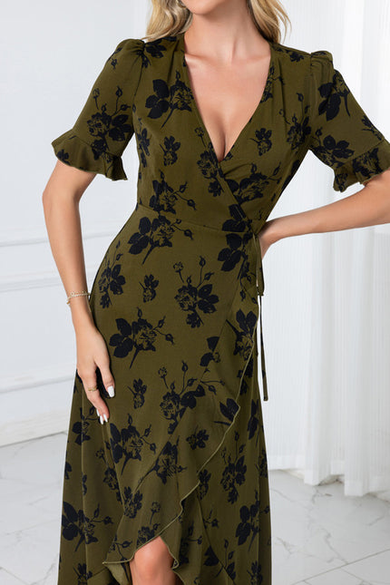 Robe Asymétrique Fleurie - gallery 6