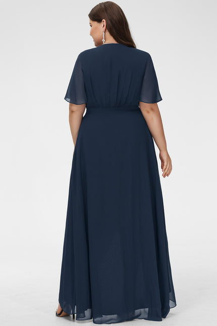 Robe Asymétrique Mousseline Vaporeuse - gallery 6