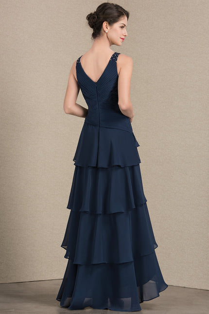 Robe Asymétrique Fluide Argentée - gallery 6