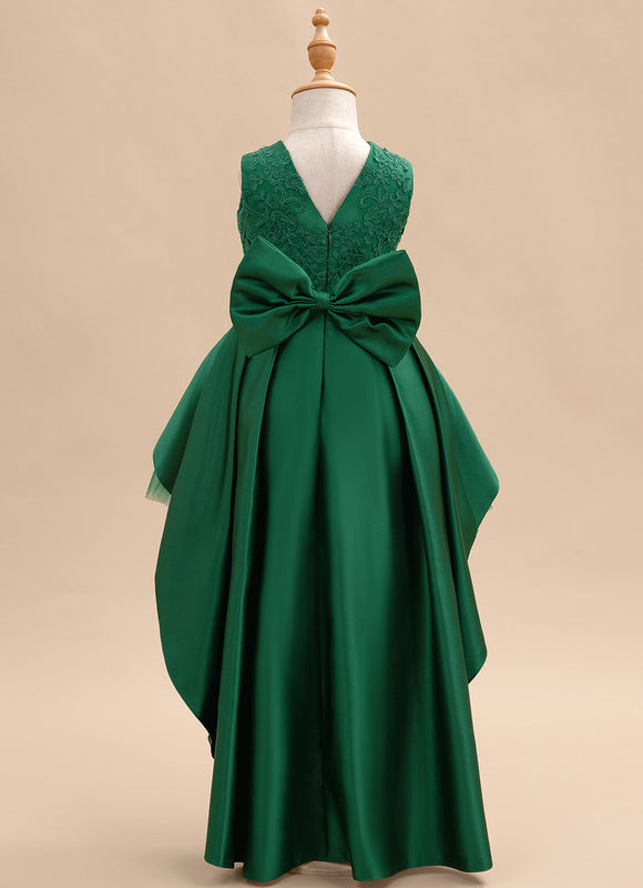 Robe Asymétrique Verte Festive - gallery 4