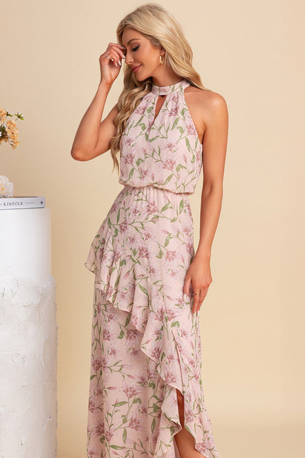 Robe Asymetrique A Volant - gallery 6