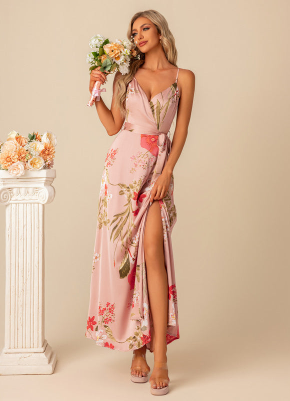 Robe Asymetrique Rose - gallery 4