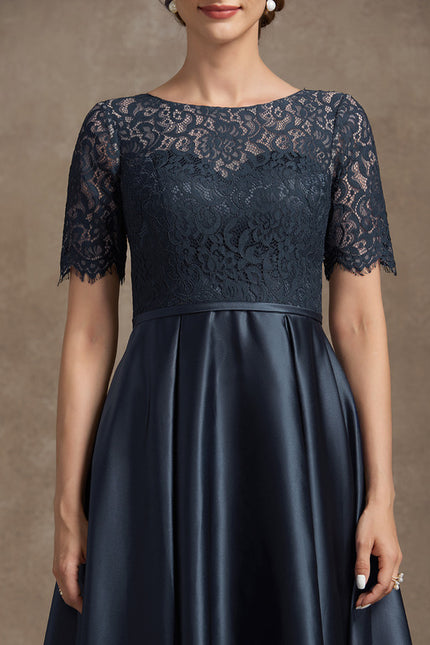 Robe Asymétrique Satin Chic - gallery 5