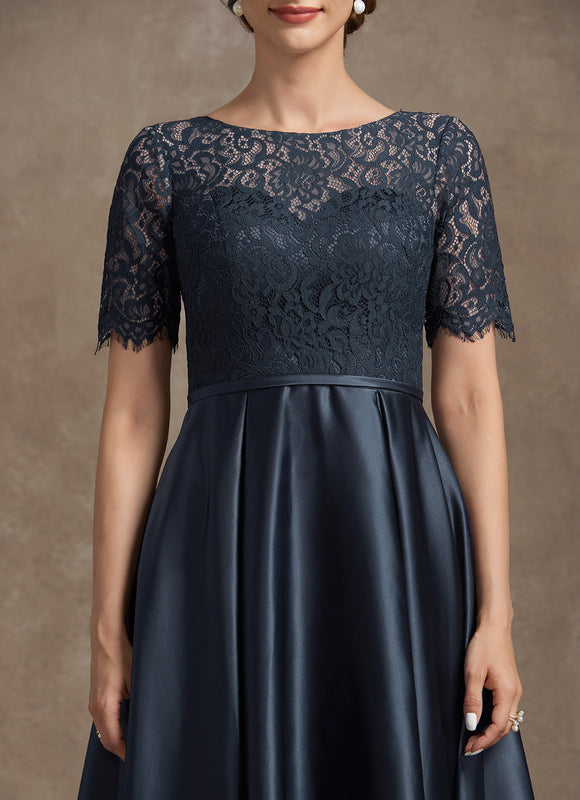 Robe Asymétrique Satin Chic - gallery 5