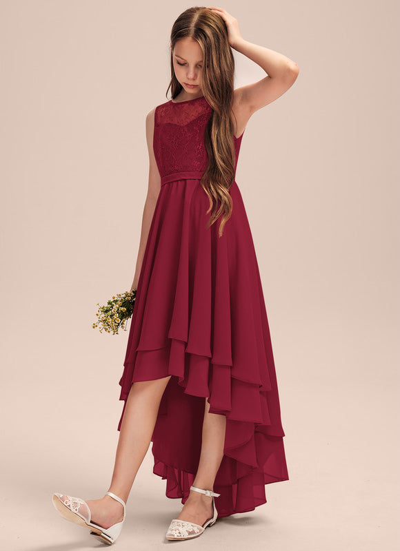 Robe Asymétrique Bordeau Évasée - gallery 1