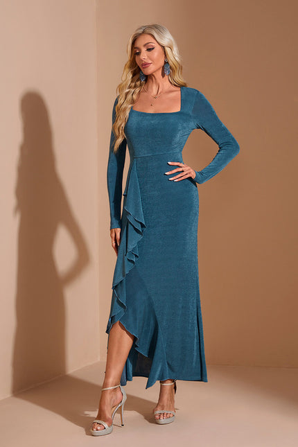 Robe Asymétrique À Volants - gallery 5