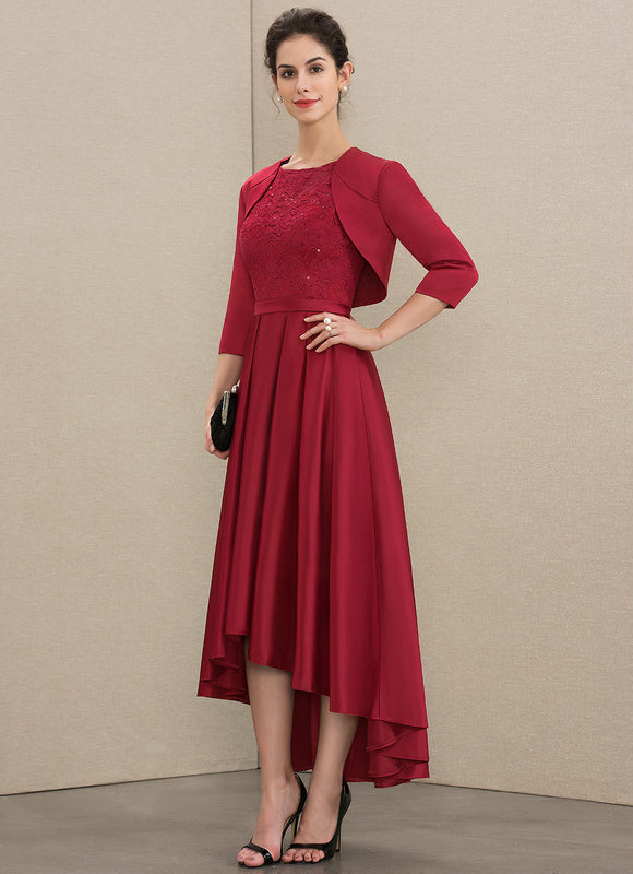 Robe Asymetrique Manche Bouffante - gallery 5