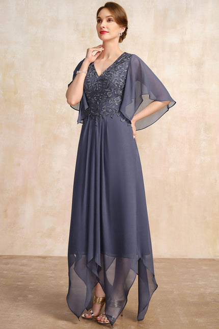 Robe Asymétrique Élégance Ondoyante - gallery 2