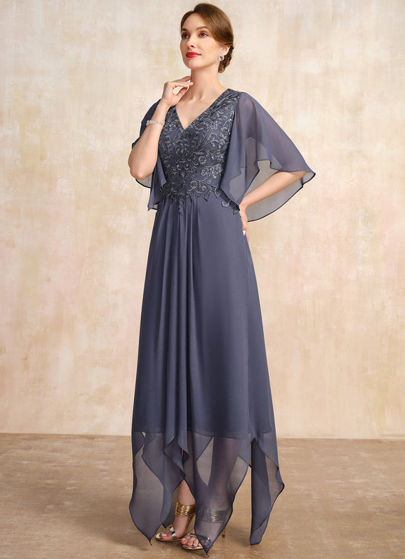 Robe Asymétrique Élégance Ondoyante - gallery 2