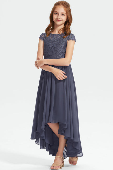 Robe Asymétrique Asymétrique Marine - gallery 4