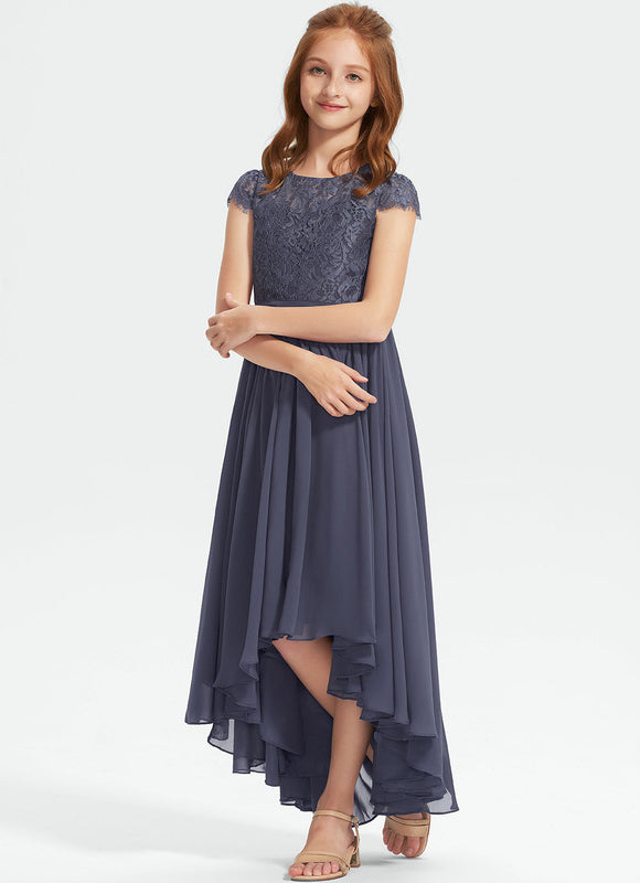 Robe Asymétrique Asymétrique Marine - gallery 4