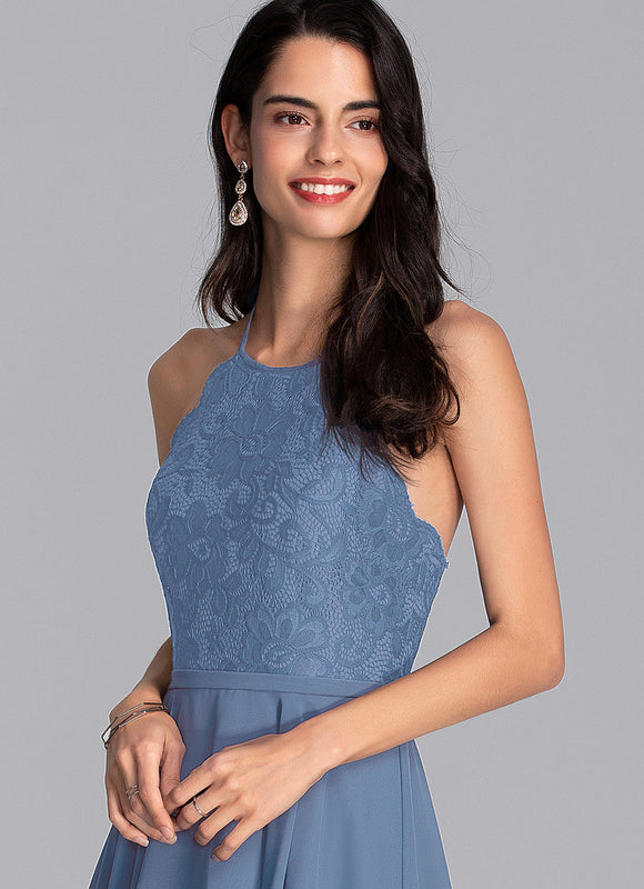 Robe Asymétrique Céleste Effusion - gallery 4