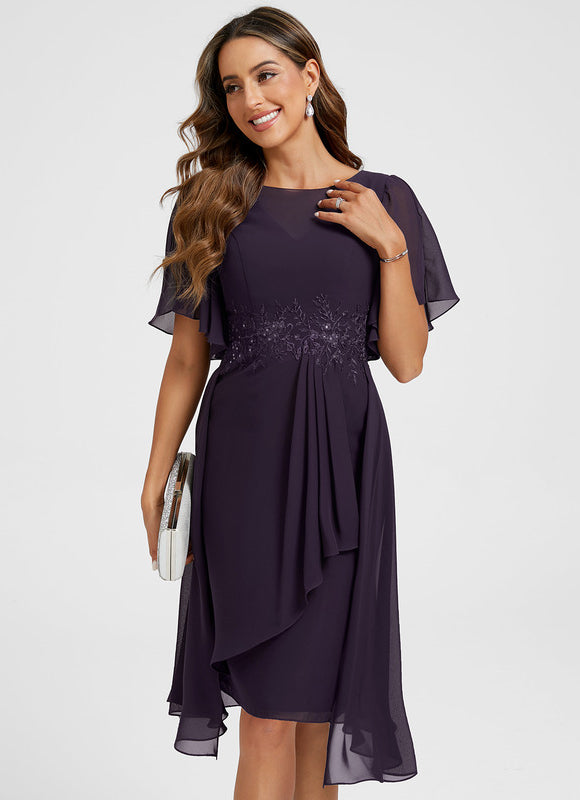 Robe Mousseline Asymétrique - gallery 5