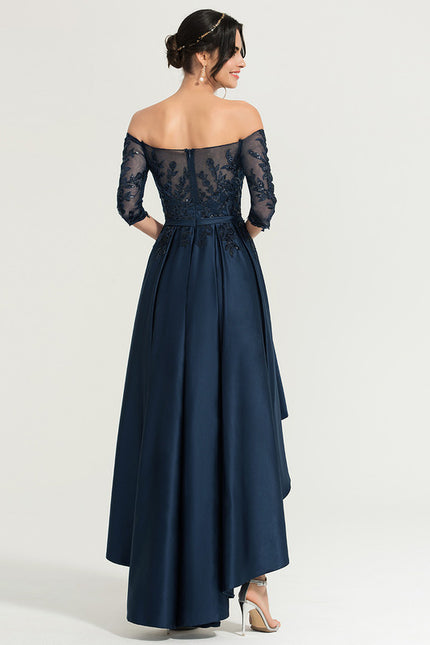 Robe Asymétrique De Soirée Chic - gallery 4