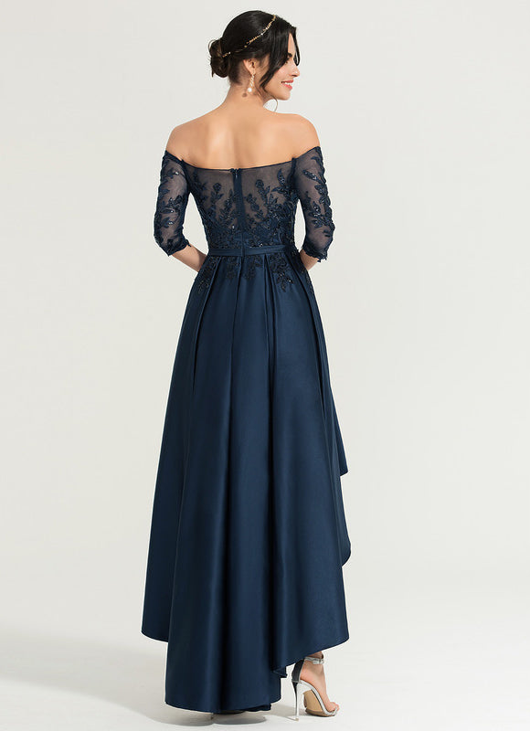 Robe Asymétrique De Soirée Chic - gallery 4