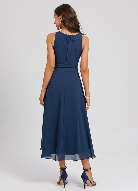 Robe Asymétrique Fluide Nuit - gallery 3