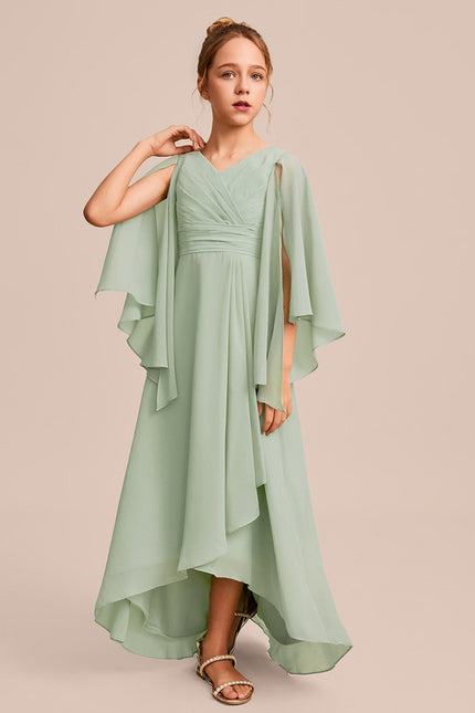 Robe Asymetrique Vert D'Eau - gallery 1