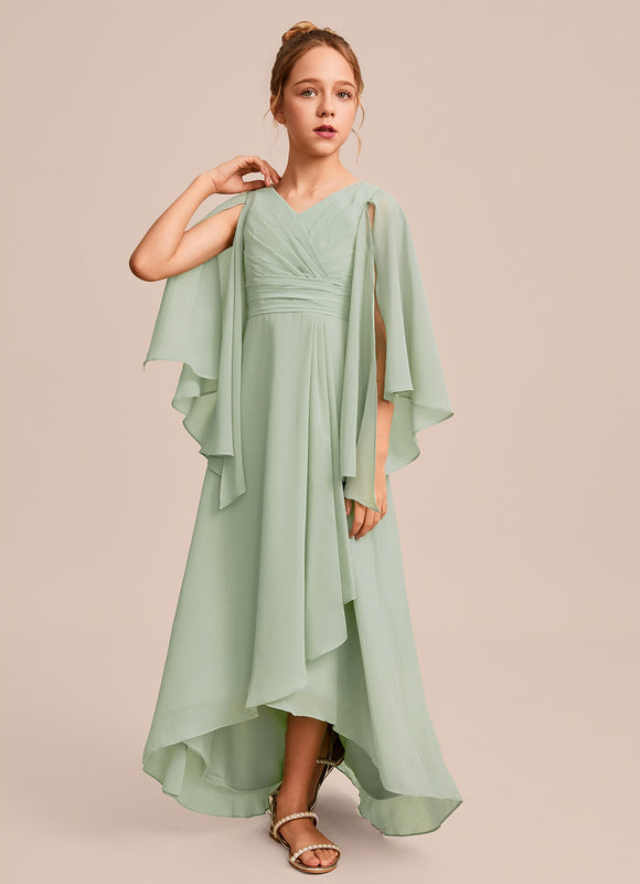 Robe Asymetrique Vert D'Eau - gallery 1