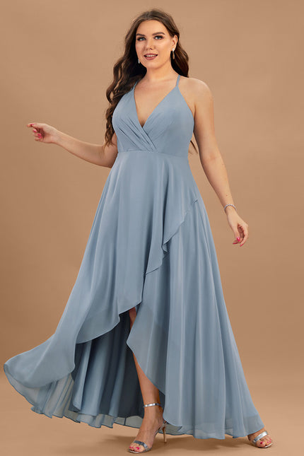 Robe Asymétrique Cascade Légère - gallery 9