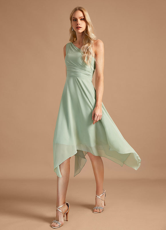 Robe Asymétrique Asymétrique Fluide