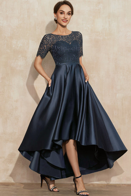 Robe Asymétrique Satin Chic