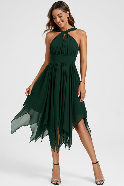 Robe Asymétrique Mousseline - gallery 8