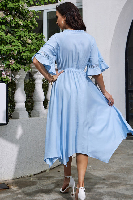 Robe A Volant Asymetrique - gallery 1
