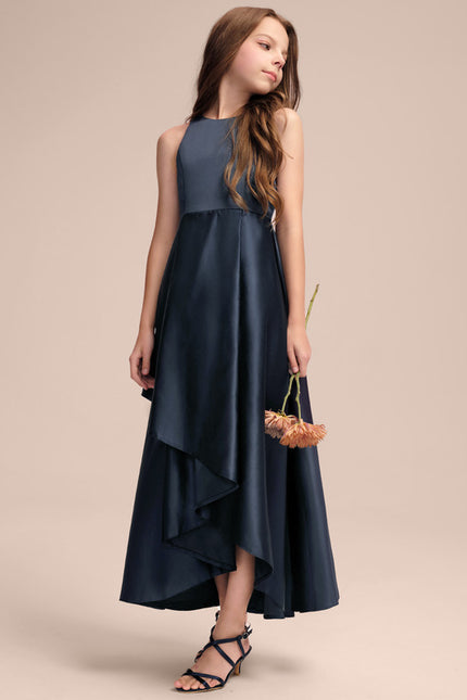 Robe Asymétrique Satin Dégradé - gallery 1