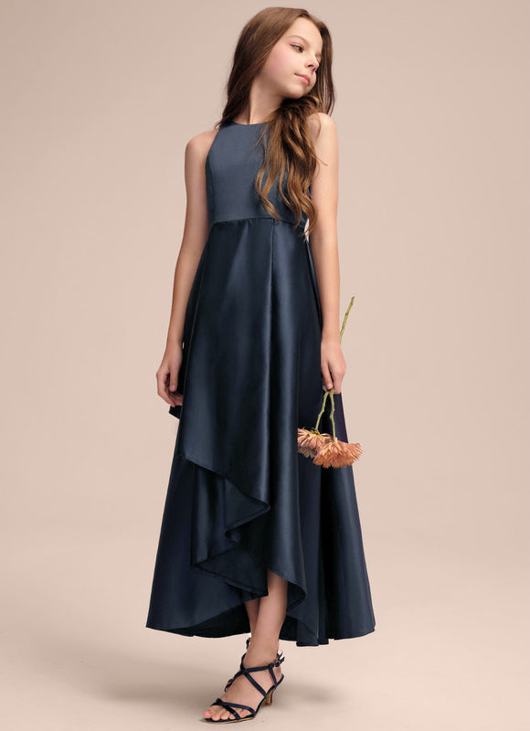 Robe Asymétrique Satin Dégradé - gallery 1