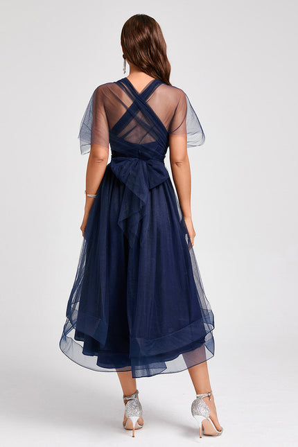 Robe Asymétrique Tulle Chic - gallery 4