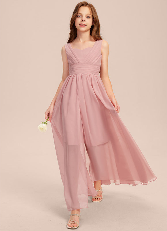 Robe Asymétrique Douceur Poudrée - gallery 3