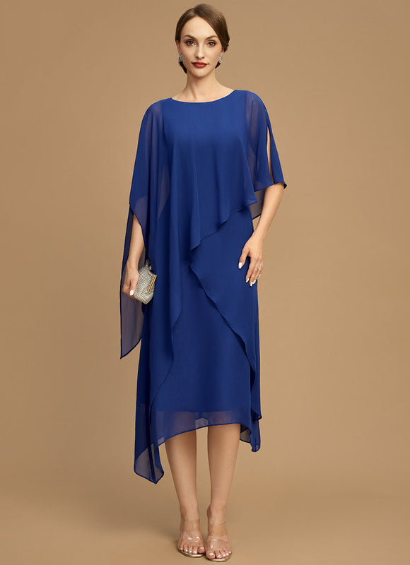 Robe Asymétrique Mère Éblouissante