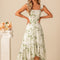 Robe Asymétrique Florale Légère