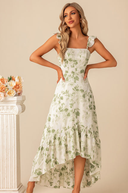 Robe Asymétrique Fleurie Légère