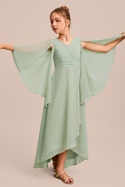 Robe Asymetrique Vert D'Eau - gallery 3