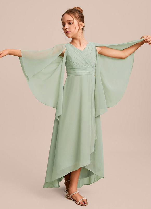 Robe Asymetrique Vert D'Eau - gallery 3