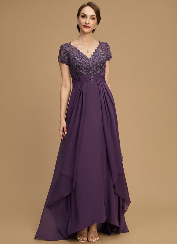 Robe Asymétrique Violette Chic - gallery 6