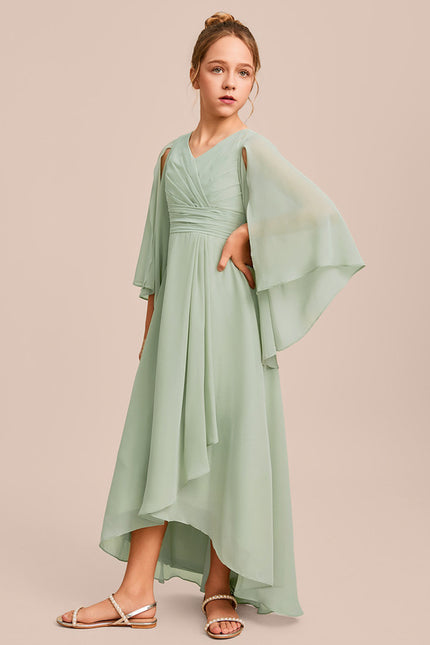 Robe Asymetrique Vert D'Eau - gallery 5