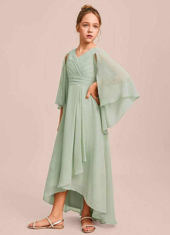 Robe Asymetrique Vert D'Eau - gallery 5