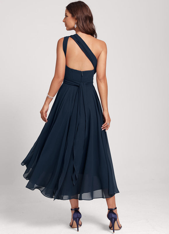 Robe Asymétrique Mousseline - gallery 5