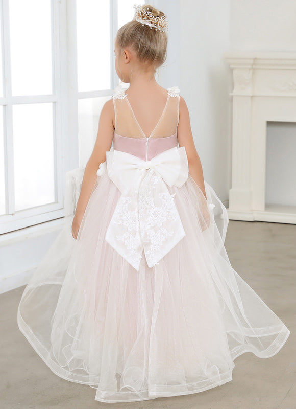 Robe Asymétrique Tulle Pastel - gallery 1